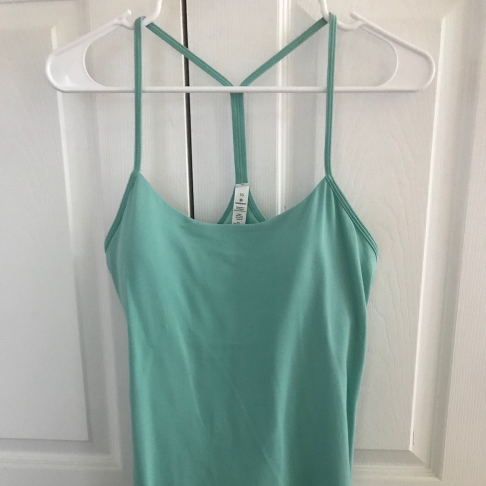 NWT Lululemon tank top green/aqua